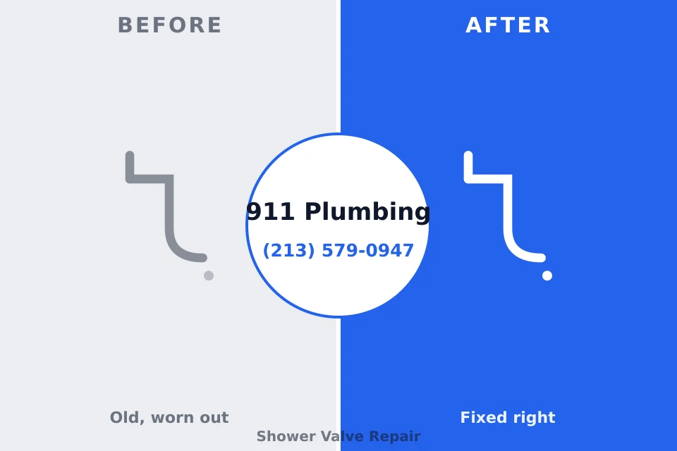Before and after: plumbing company Mangum, OK